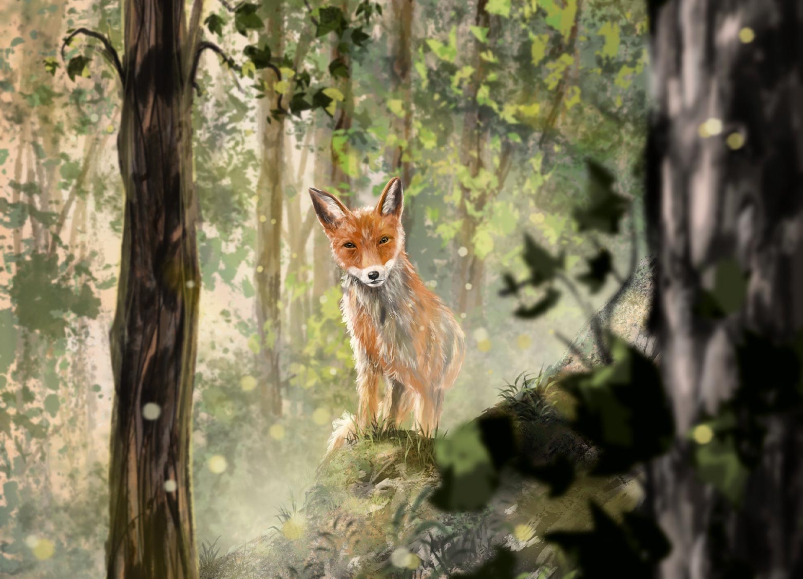 Illustration Digital Fuchs