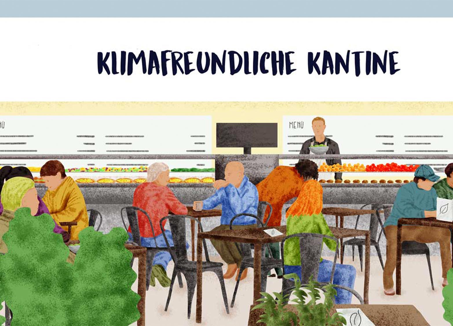 Illustration für das Karlsruher Reallabor Nachhaltiger Klimaschutz